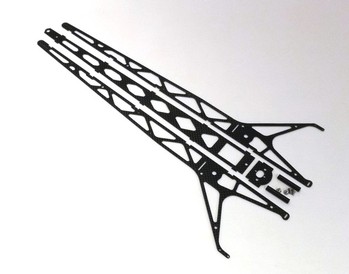 CARBON FIBER TOP FUEL DRAGSTER CHASSIS KIT w/ WING STAND (20054)
