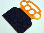 ORANGE ACRYLIC GLUE PADDLE