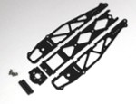BLACK G-10 STANDARD DRAG CHASSIS KIT WITHOUT WHEELIE BARS (20025)